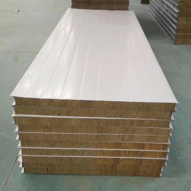 sandwich panel roof fireproof ceiling board rockwool sandwich material