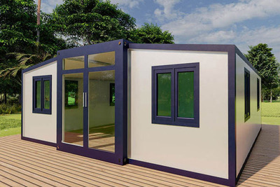 HANYANG 20ft 40ft low price australia Expandable Container on wheel foldable container house with 3r